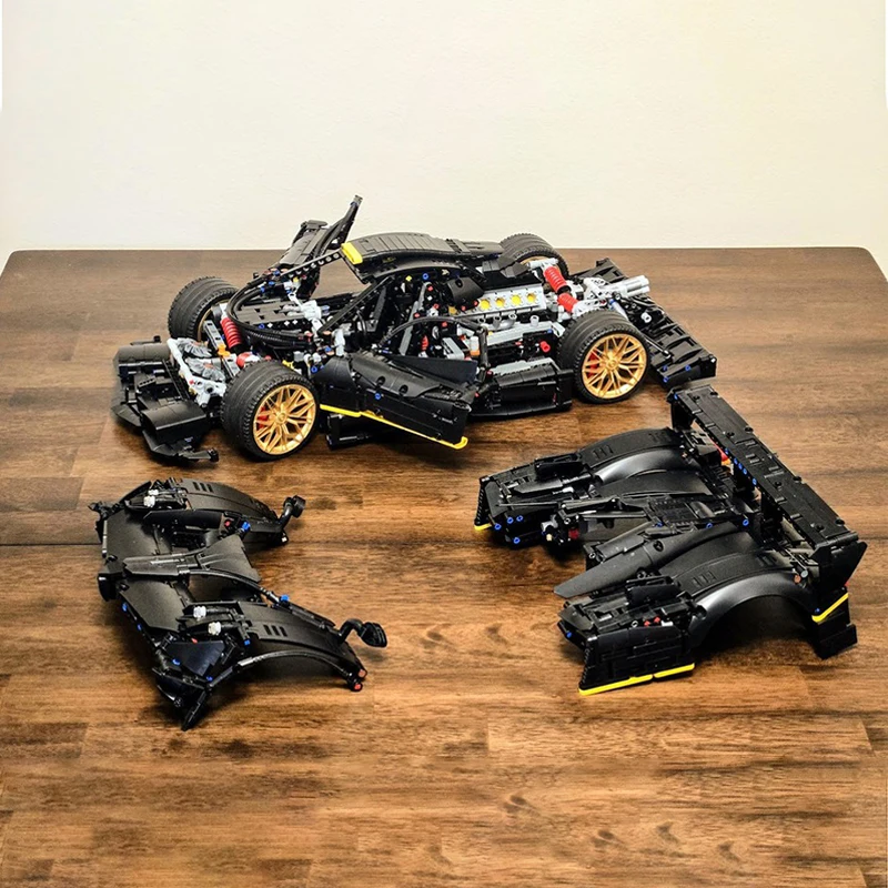 3636 قطعة مجموعة Moc Paganiese Zonda R التكنولوجيا وحدات اللبنات هدية للأطفال التدريب على القدرة التشغيلية