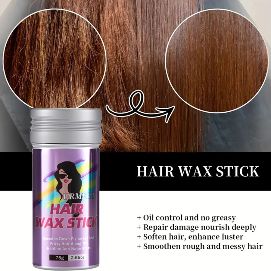 

Strong Hold Hair Wax Stick Non-Greasy Slick Pomade Styling Hair Tidy Neat Looking Hair Care Product