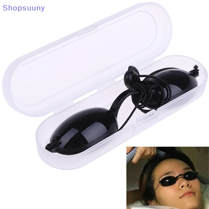 [SU]1Set Laser Protection Goggles With Case Eyepatch Laser Light Protective Safety Glasses Goggles IPL Beauty Clinic Patient[SU]