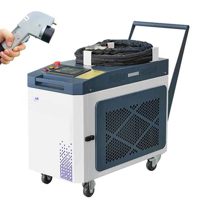 Machine Remover for Metal Surface Cleaner Rust Removal Paint Oil Handheld Max 1000W 1500w 2000w 3000w Fiber Cleaning