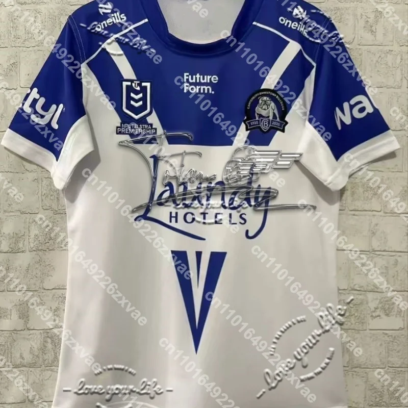 

2005 BULLDOGS MENS HOME_AWAY JERSEY Rugby Jersey-1935 COMMEMORATIVE JERSEY size S--5XL (Custom name and number