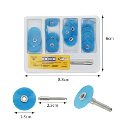 40pcs/box Dental Composite Polishing Discs Holding Rod Mandrel Soflex Flexi Disc RA Shank Dentistry Tools Teeth Whitening