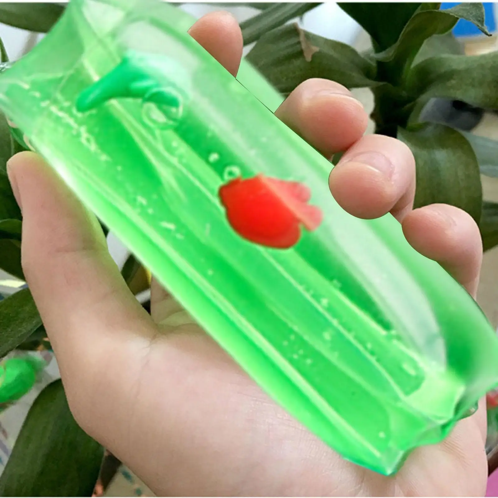 

Squishy Wiggler, Fidget Water Snake Toy Slippery Tricky Wiggly Tube Long Water Trick Snake Filled with Toy for Children Teens