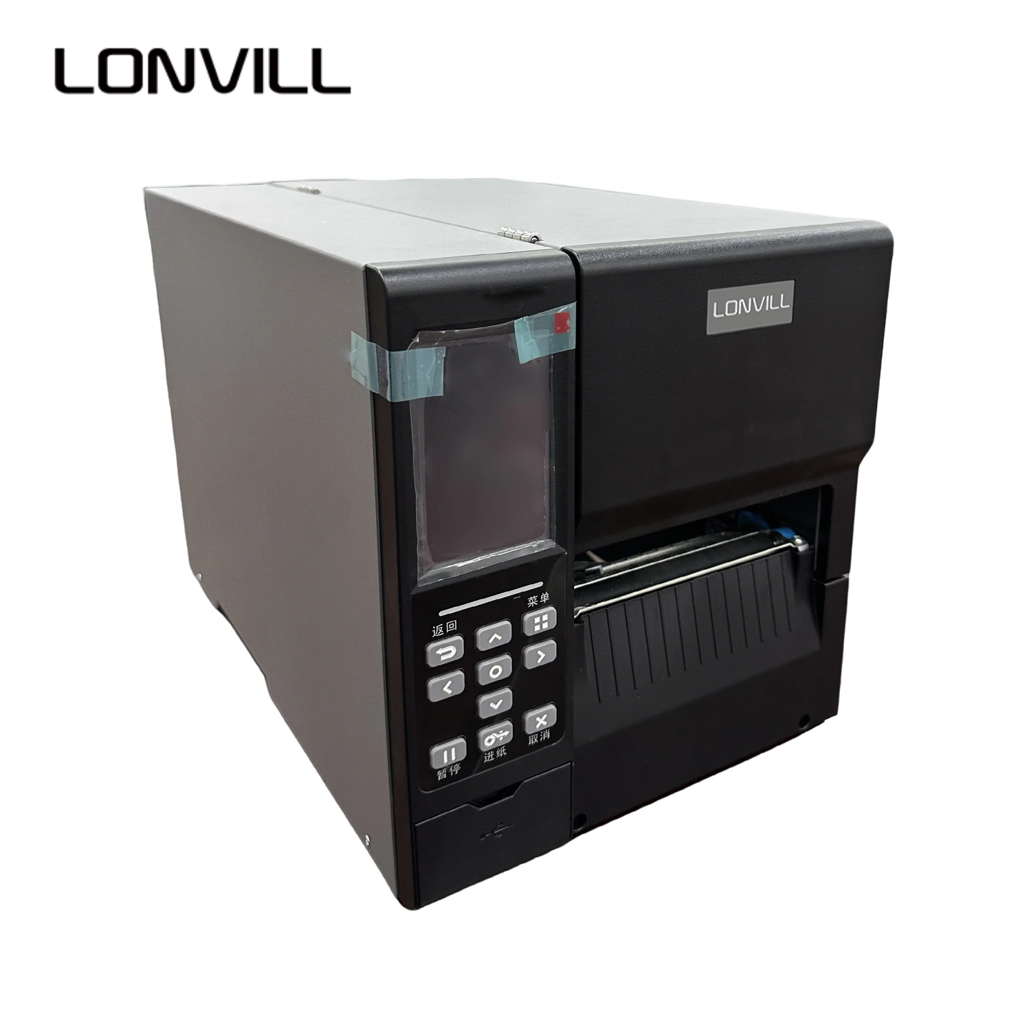 LONVILL Multi-Interface Wi-Fi Blue Tooth Thermal Printer USB LAN RS232 GPIO Parallel Industrial Thermal Label RFID Printer