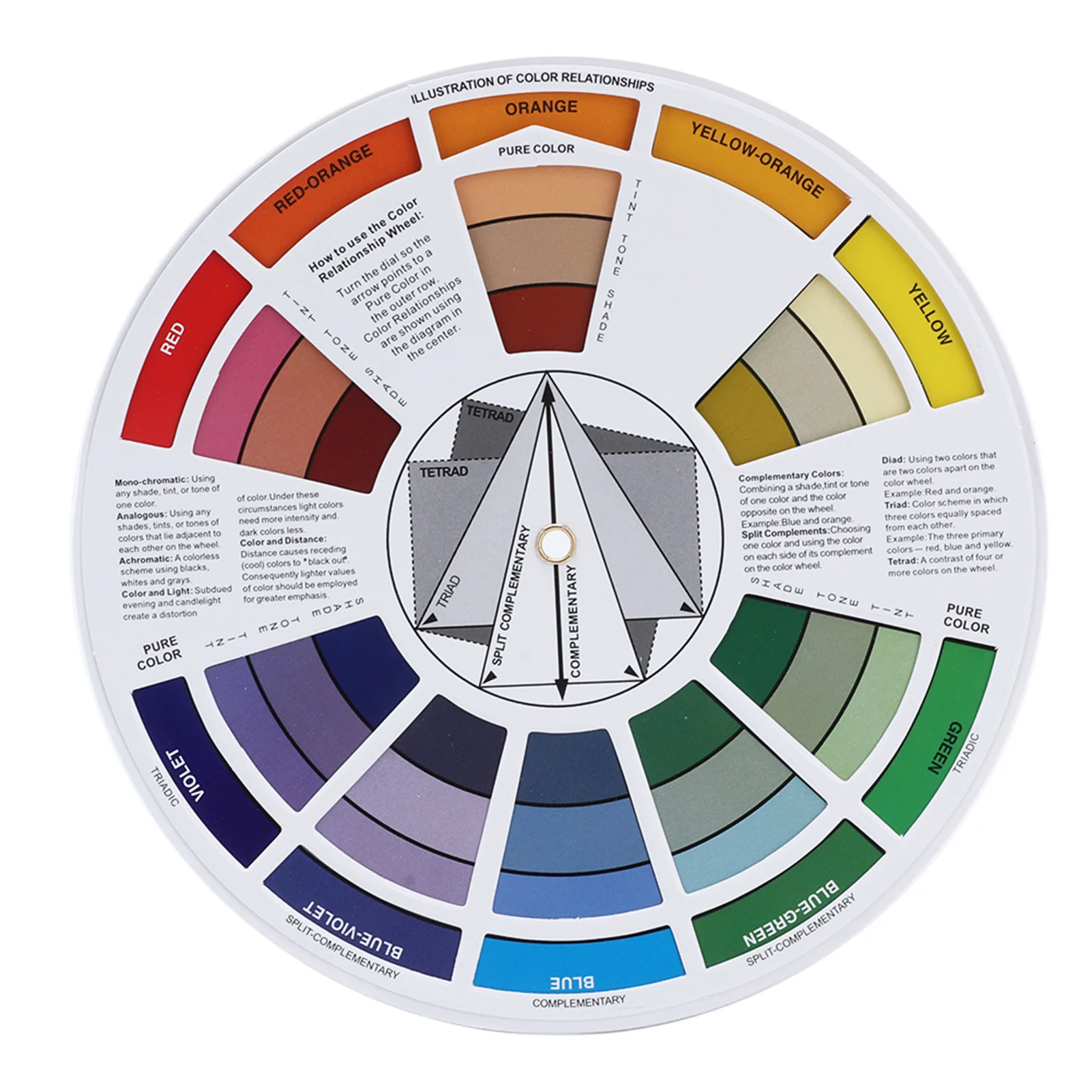 Pigment Color Wheel Tattoo Ink Color Wheel Chart Tattoo Pigment Mix Color  for Permanent Eyebrow Lip Tattoo Mix Color