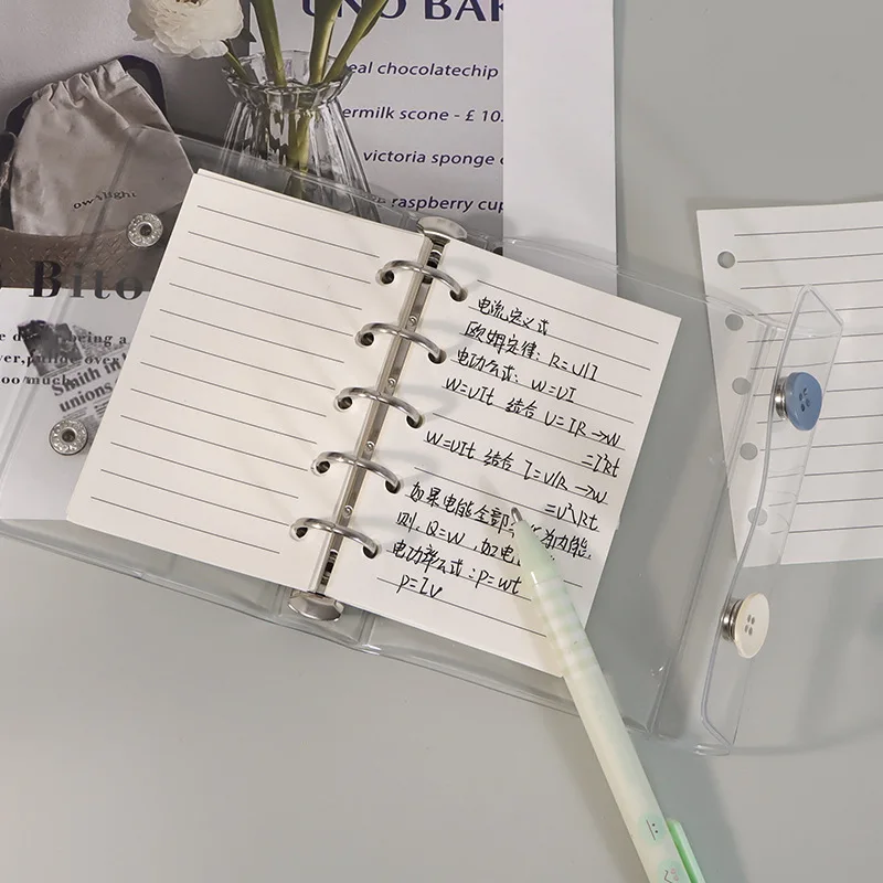 40pcs Paper Refills M5 Loose Leaf Notebook Replace Page 5 Rings A8 Binder Journal Student Stationery m5 다이어리