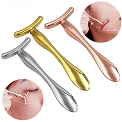 Mini Metal Eye Cream Applicator Eye Cream Mixing Spatula Spoon Face Lifting Massage Facial Massager Face Roller Skin Care Tools