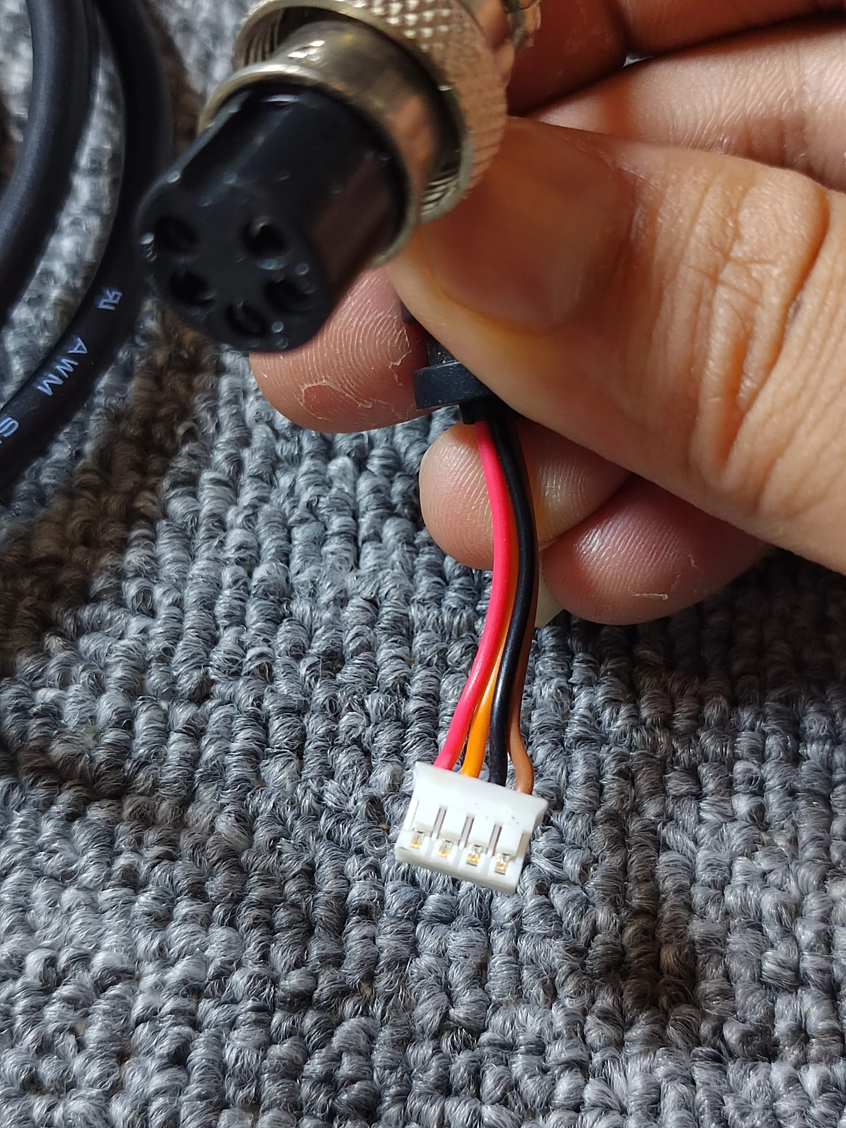 Alister massage chair remote control connecting cable hand control cable handle switch wiring harness 4 pins 5 holes