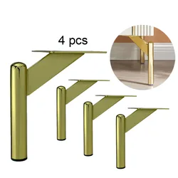 4pcs Metal DIY Furniture Legs Sofa Legs Suitable for Sofa Table Cabinet Nightstand Replacement Support Legs Modern Style