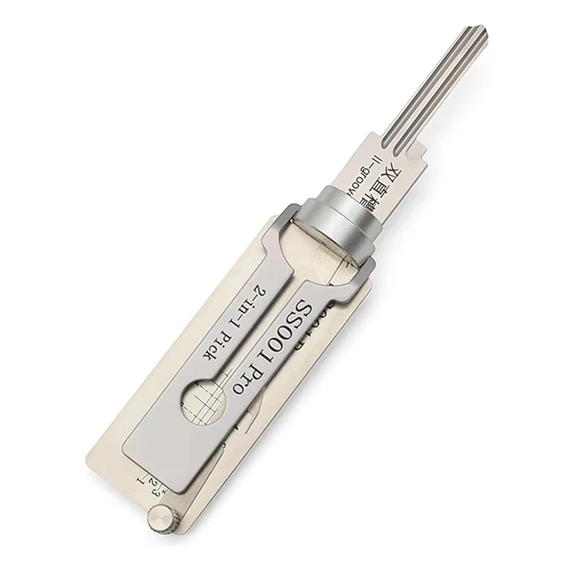 متعددة الوظائف لأقفال مدنية لباب المنزل 2 في 1 أداة SS001 ملحقات قفل الأدوات #2