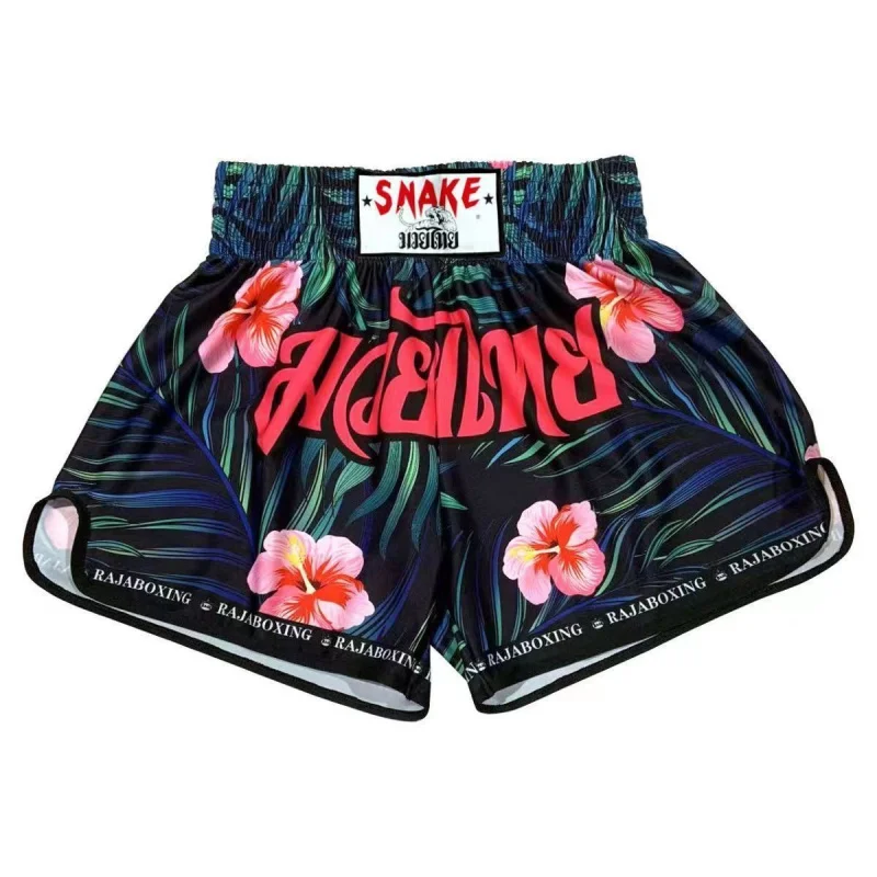 EVERBOUT Muay Thai Shorts Man Professional Boxing Training Kickboxing Martial Arts MMA