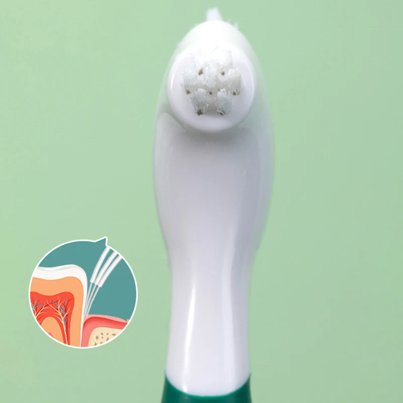 Double Bristle Denture Toothbrush Hard/Soft False Teeth Cleaning Brush Y-shape Oral Caring Gadgets For Dental Care