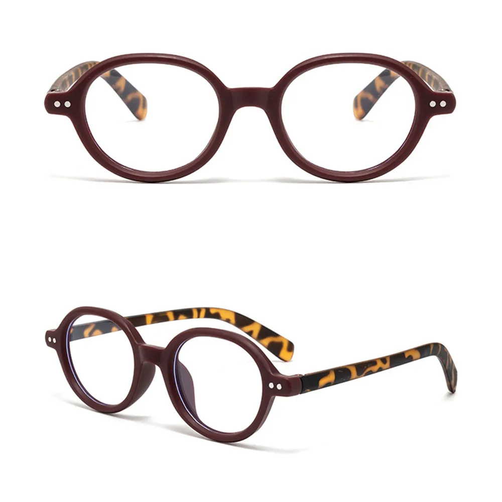

Computer Glasses Oval Eyewear Oval Glasses Blue Light Blocking Small Frame Glasses For Reading Computer Use Women