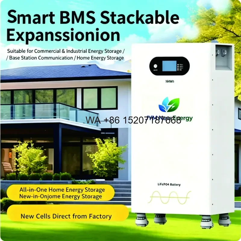 Wmwmnu for 48V Lithium Iron Phosphate Solar Battery 16kWh PV Energy Storage Battery System