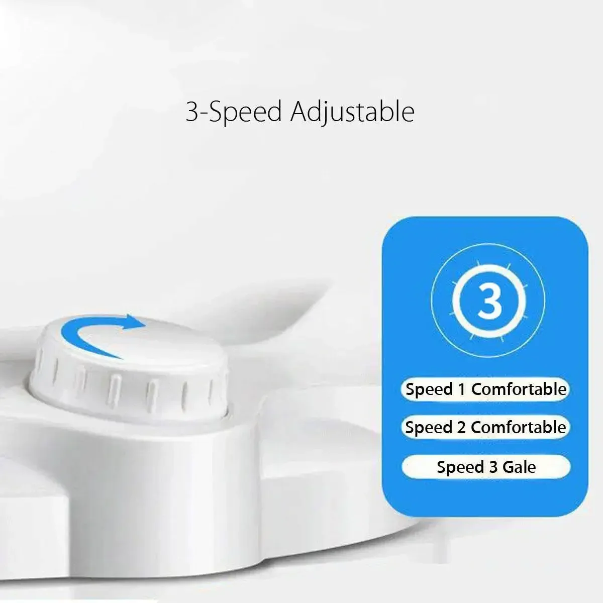 Neue 3-Gang-Luftzirkulation Desktop Mini elektrischer Ventilator Luftkonvektionsluftzirkulator Turbo geräuscharmer Kühlerlüfter für Büro und Zuhause