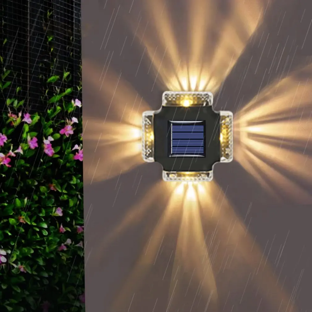 4PCS Led applique da esterno impermeabile portico illuminazione da giardino lampada da parete per interni Decor camera da letto soggiorno corridoio scale lampade