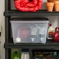 Plastic Storage Bins with Lids 2