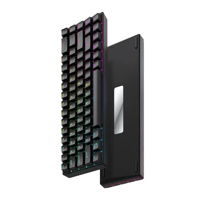 Teamwolf Raven68 Magnetic Switch RGB Wired Mechanicl Keyboard 65% Layout Hot Swap 8000Hz Return Rate for Gaming Keyboards