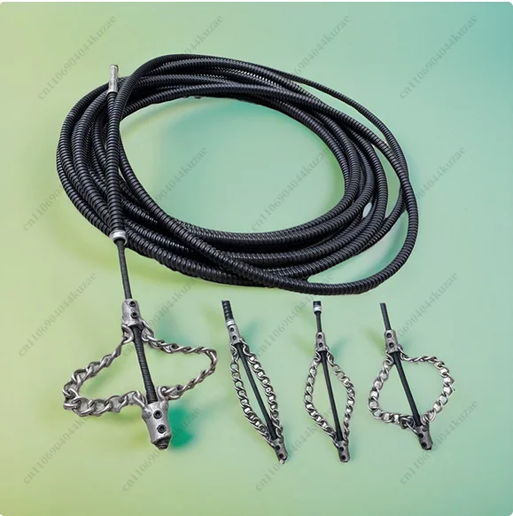 Electric Sewer Dredging Special Tool Artifact Solid Chain Spring Oil Plugging Pipe Dredger