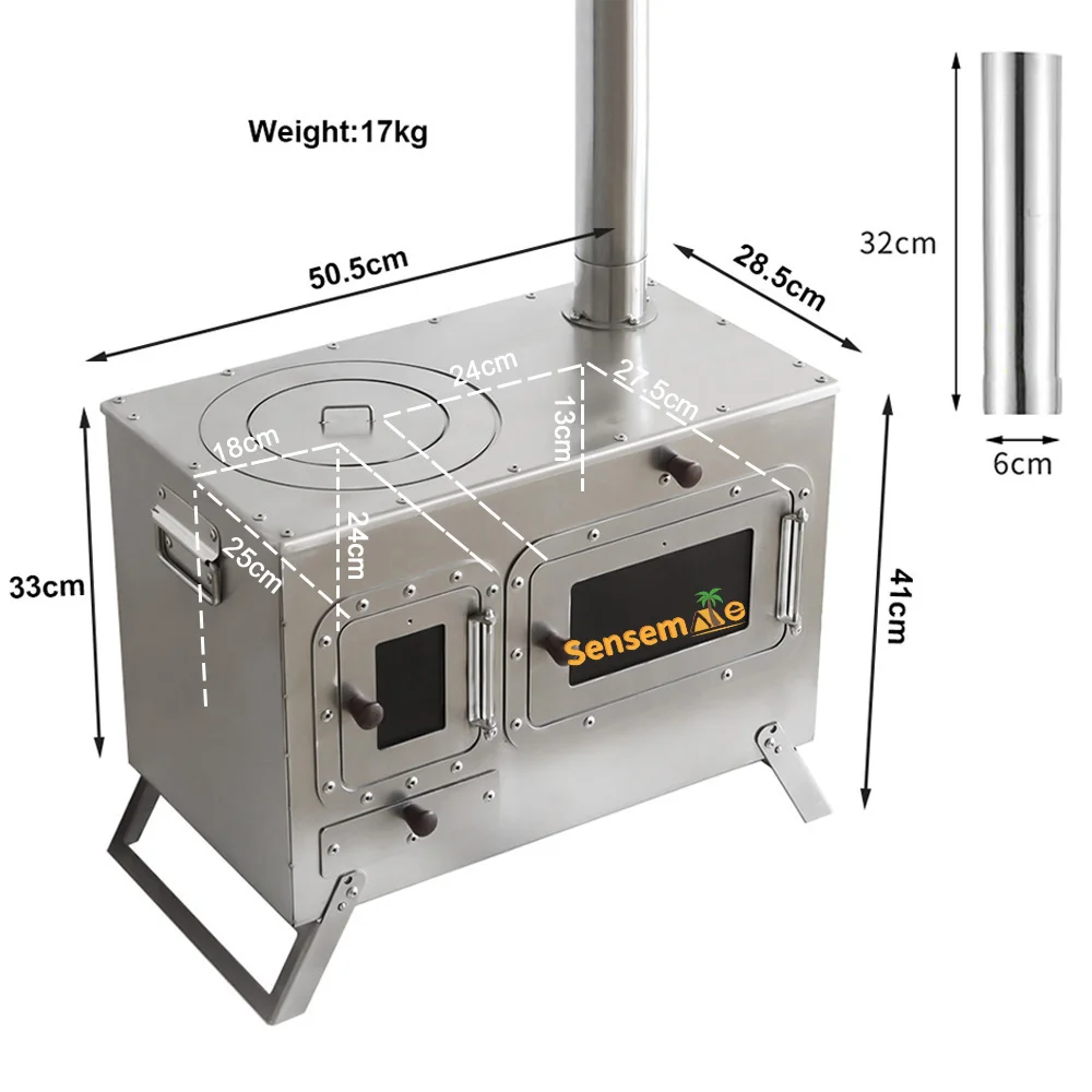 

Большая уличная дровяная угольная печь с духовкой, термометр 4 в 1, 9 дюймов, барбекю для пиццы, угольный гриль для барбекю для кемпинга, коттеджа