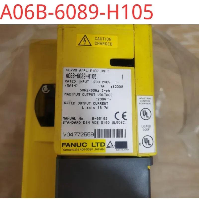 A06B-6089-H105 second-hand tested ok  Servo Drive in good Condition