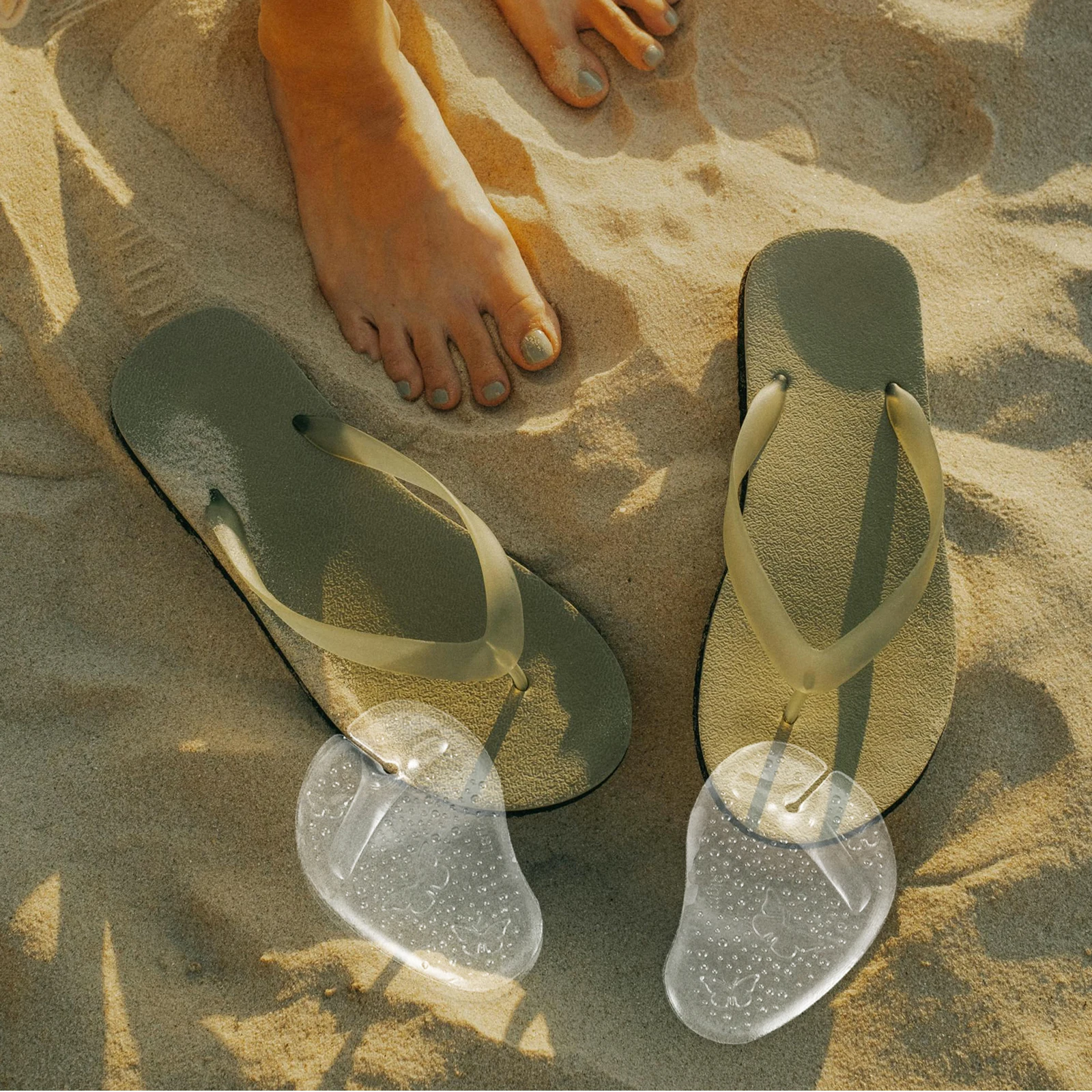 

Shock Absorption Forefoot Pad Cushion Women Pads Heels Ball of Non- Insoles Sandal Women's Slippers Sandals