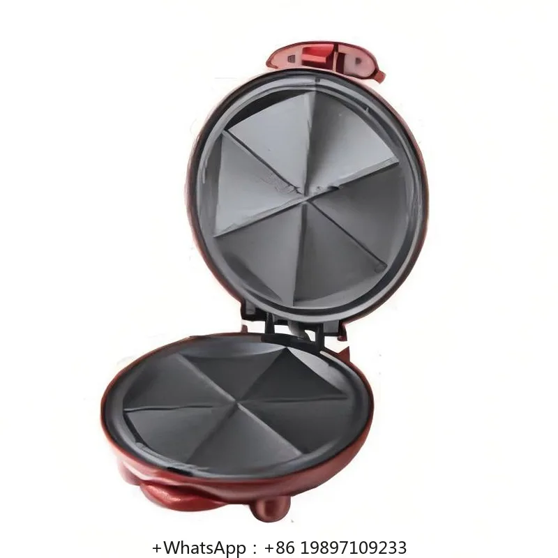 Electric Pizza Waffle Tortilla Maker Aluminium Plate Thermostatically Controlled 9'' Wedge Quesadilla Snack Maker