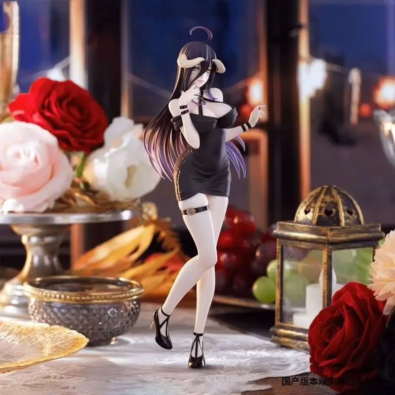 23cm Overlord Albedo w codziennym noszeniu Anime Girl Model figurki Gk Duża statuetka Chłopcy Kolekcja Ozdoba na biurko Zabawki Prezent