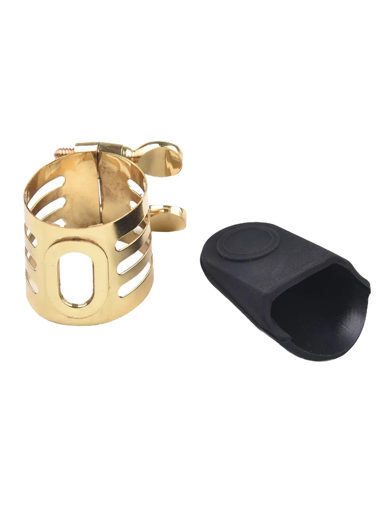 Metal Clarinet Soprano Alto Tenor Sax Reed Clip Mouthpiece Package Content Rubber Cover Saxophone Specifications