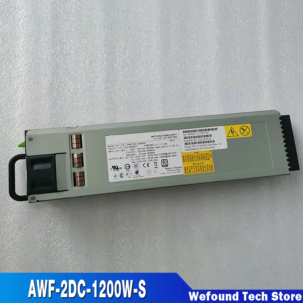 For Delta T3-1 T4-1 300-2304 300-2235 7081590 Server Power Supply High Quality Fully Tested Fast Ship AWF-2DC-1200W-S