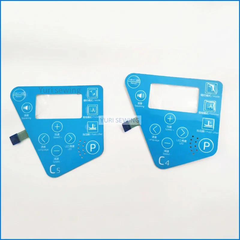 JACK C4/C5 overlock ponto caixa de controle painel operação folha placa membrana adesivo peça da máquina de costura industrial computador automático