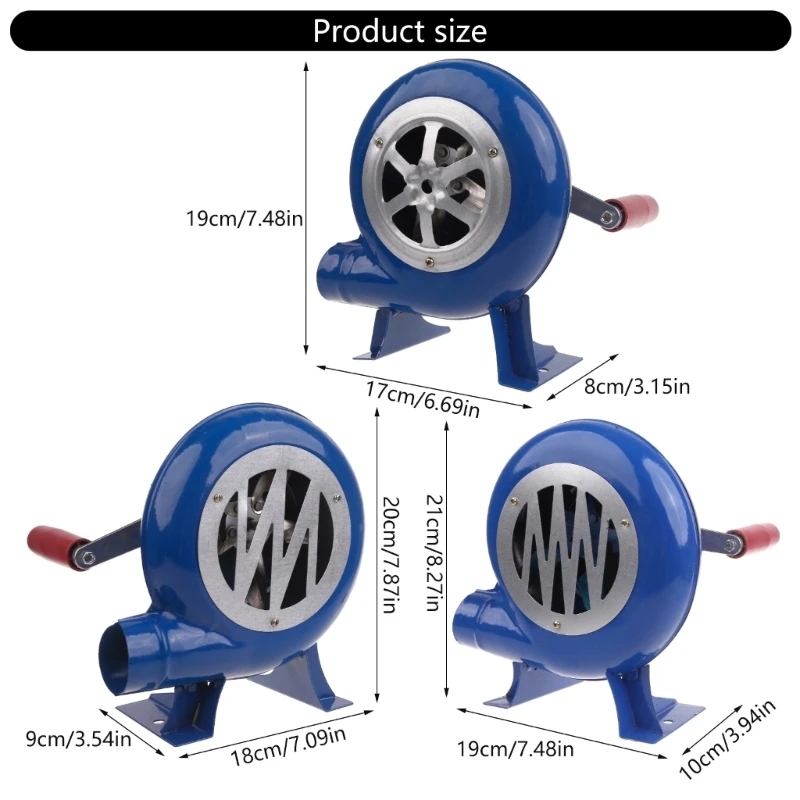 바베큐 피크닉 캠프용 휴대용 수동 바베큐 팬 150W 120W 80W AirTurbo 송풍기