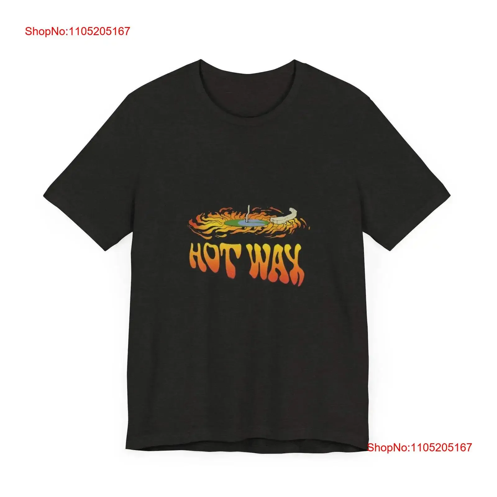 

Vintage Hot Wax Records Label Logo Jersey T Shirt vintage Washed Comfortable Slightly streetwear Breathable graphic Stylish