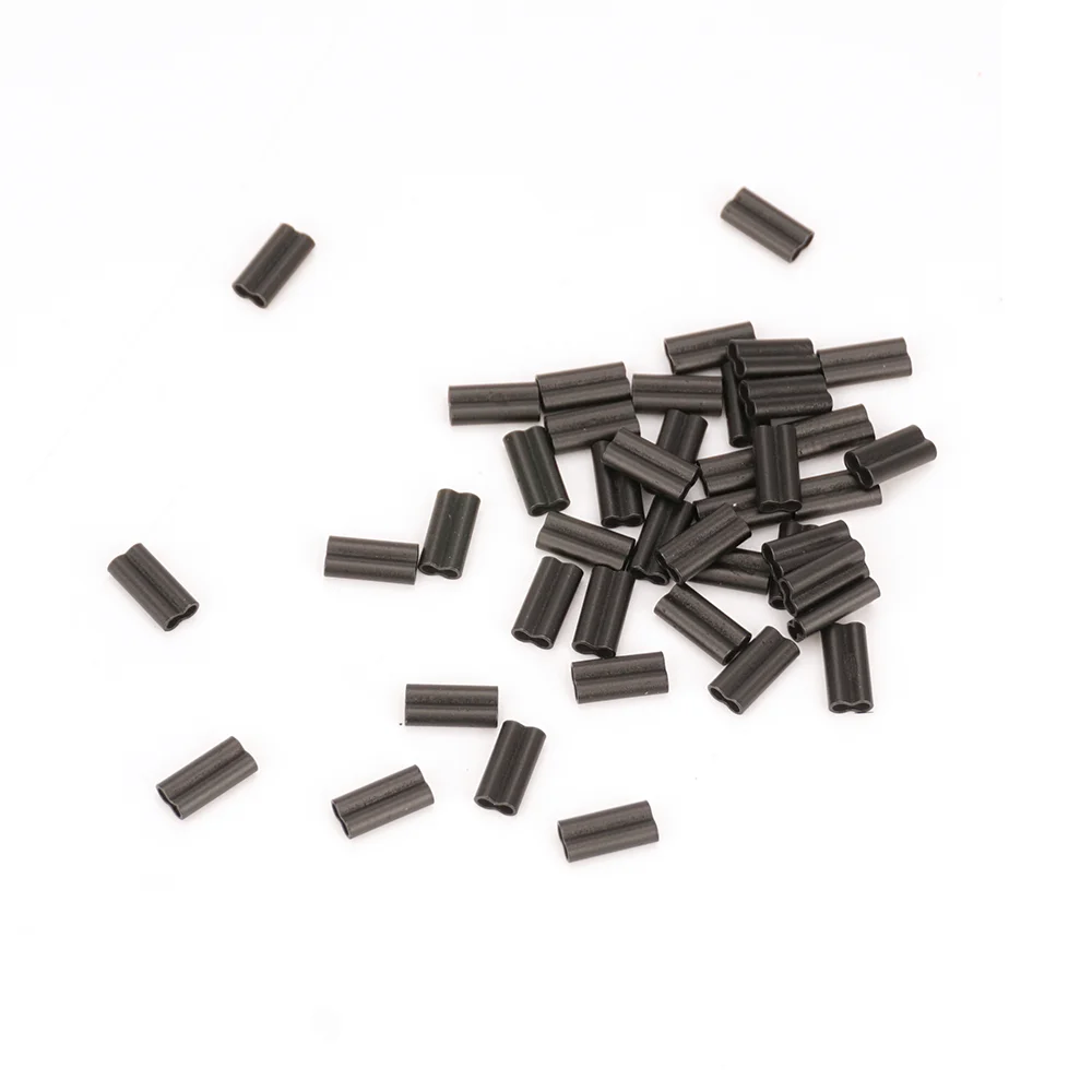 Hirisi AG161 50pcs Double Copper Fishing Tube Crimping Sleeves Wire Pipe Connector Carp Fishing Tackle Terminal Accessories - view 5