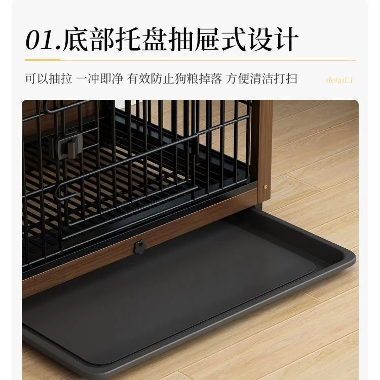 Dog cage large dog fence wooden luxury thickened  villa waterproof easy to clean new type of pet cage