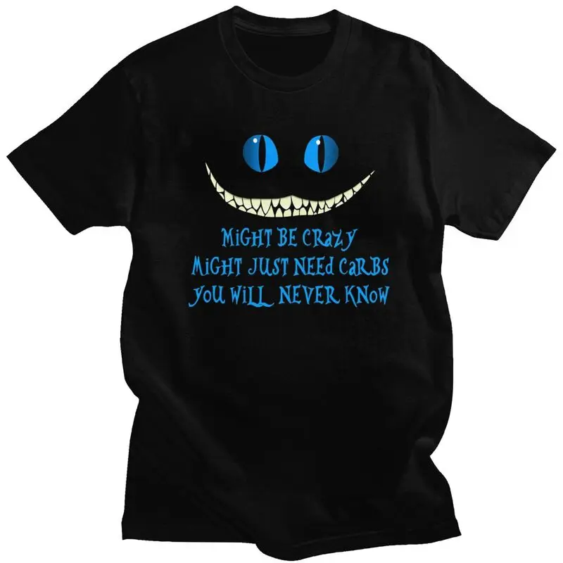 

Custom Male Cheshire Cat Anime T Shirts Short-Sleeve Cotton Tshirts Streetwear T-shirt Casual Cartoon Manga Tees Slim Clothing
