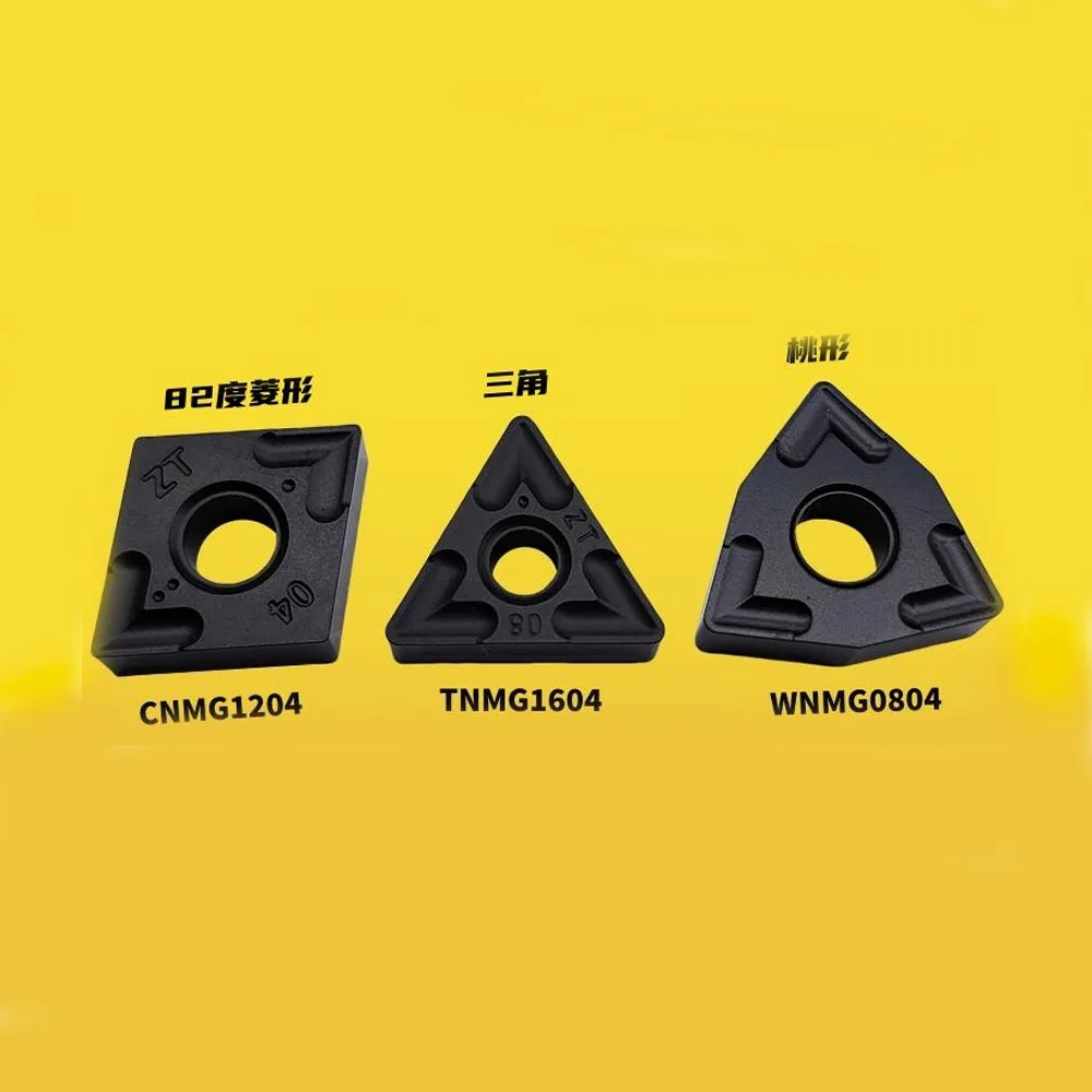 

HUAZHICHUN WNMG080408/CNMG/TNMG160408-ZT HB3263 Peach diamond triangle cast iron