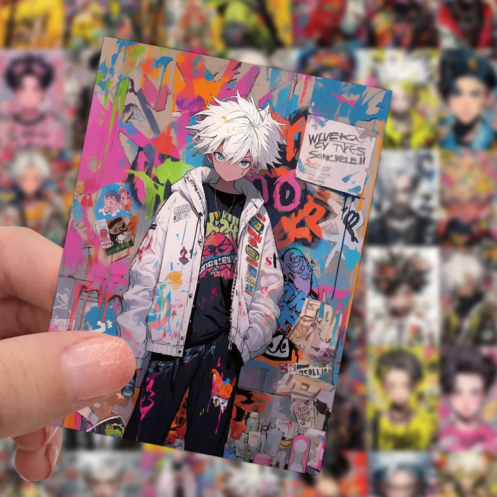 60PCS Graffiti Boy Stickers - Cool Designs for Decorating Notebooks, Laptops & DIY Projects AnimeWorlds Store