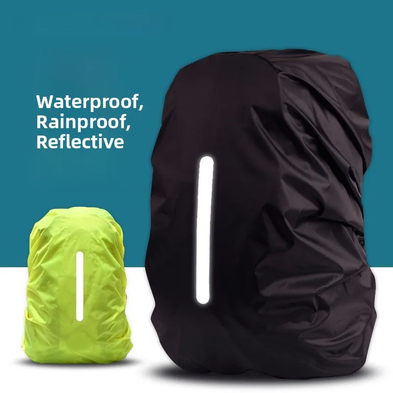 

Outdoor Waterproof Backpack Cover Photography Double Shoulder Student Pull Rod Bookbag Bag Rainproof Hiking Durable Nylon