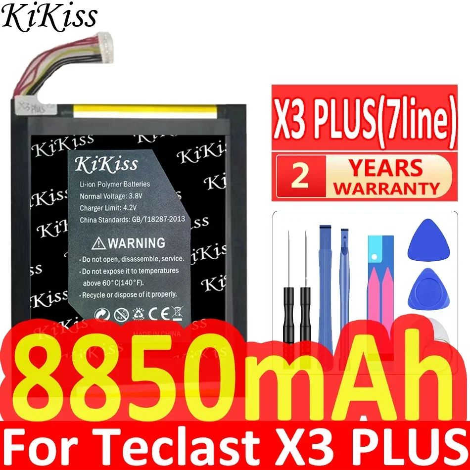 

8850mAh 9000mAh KiKiss Powerful Battery for Teclast X3 PLUS X3PLUS 7 Wire/X3 PLUS X3PLUS 9 Wire