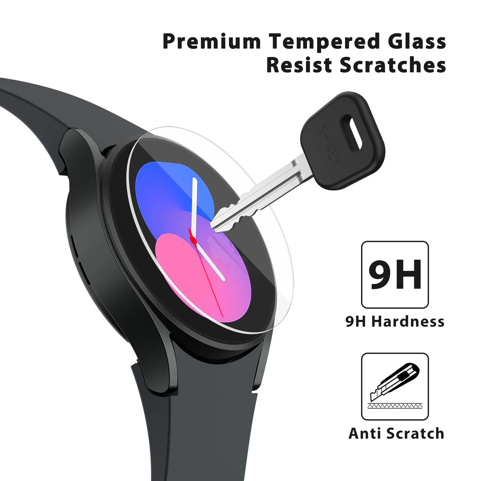 Tempered Glass Film for Samsung Galaxy Watch 7 44mm 40mm Ultra 47mm Screen Protector for Watch 6 4 Classic 43mm 46mm 5 pro 45mm