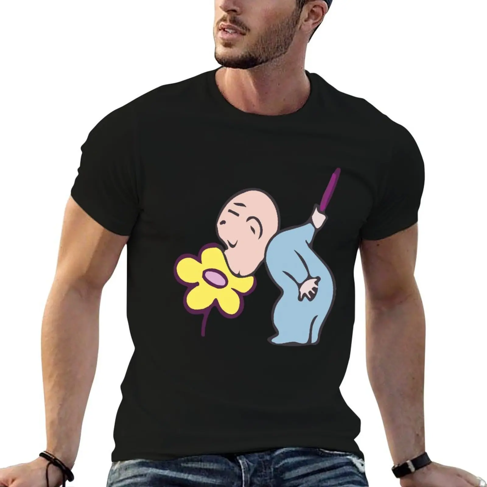 Harold and the Purple Crayon T-Shirt quick-drying funny shirt cotton men tshirt