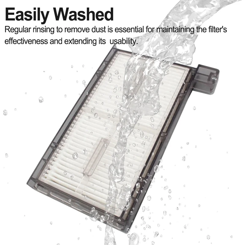 17PCS For Eufy X8 Pro Serie X8 Pro SES Robot Vacuum Cleaner Spare Replacement Main Side Brush Filter Mop Cloth Dust Bag