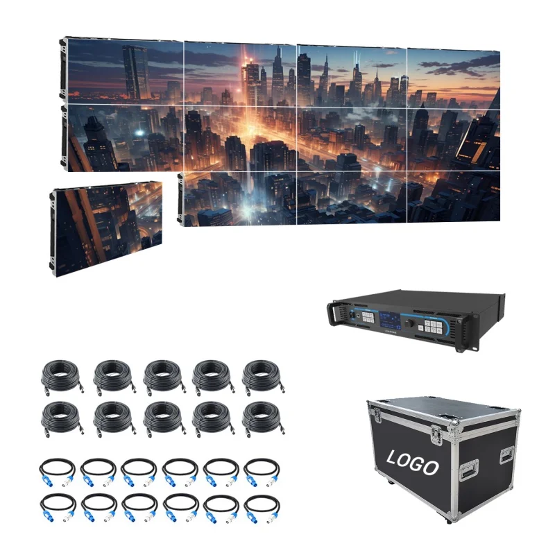 P1.25 IP65 Frontal Protection 500-800cd High Brightness Custom COB LED Display Screen 4K Video Wall for Home Cinema Shopping Mal