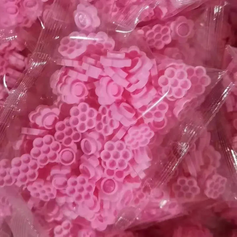 100개 인조 속눈썹 블루밍 컵 심기 접목 빠른 개화 해바라기 글루 컵 팬 속눈썹 연장 메이크업 도구 2037