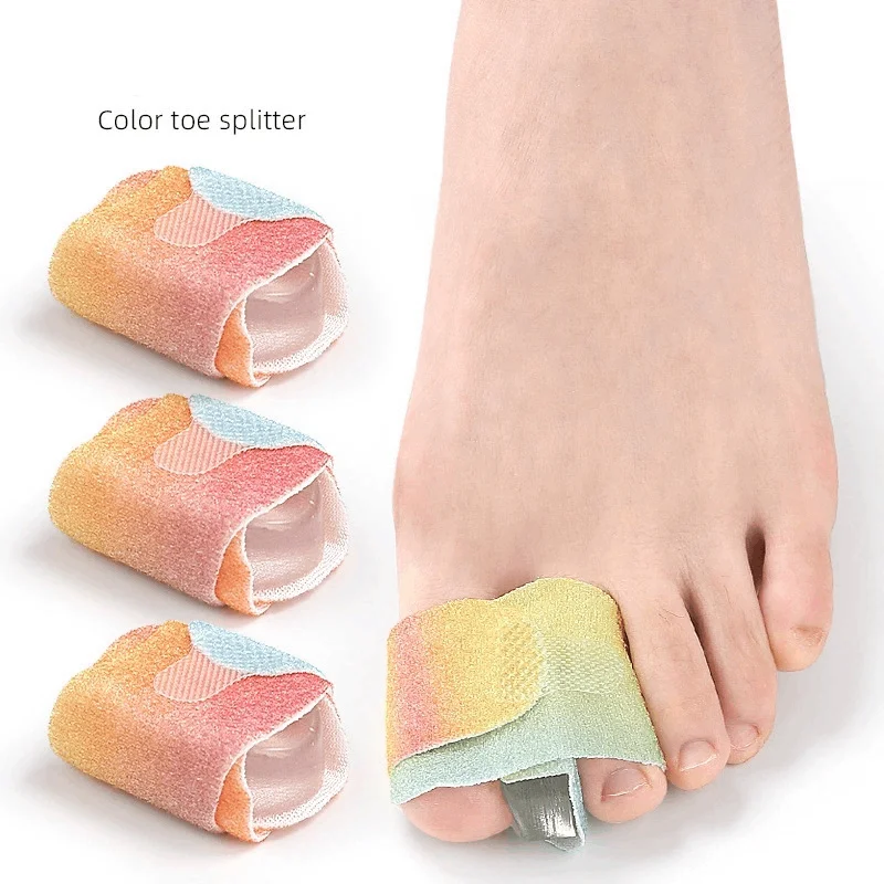 

1/2/5Pcs Colorful Big Bone Thumb Toe Separator Bunion Straightener Corrector Foot Care Bandage Strip Hallux Valgus Protector