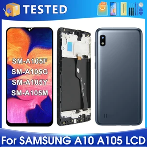 6.2"A10 untuk Samsung untuk A105F A105G A105M A105FN LCD Display Rakitan Digitizer Layar Sentuh Pengganti 12 tampilan penjualan terbaik galaxy a10 - №