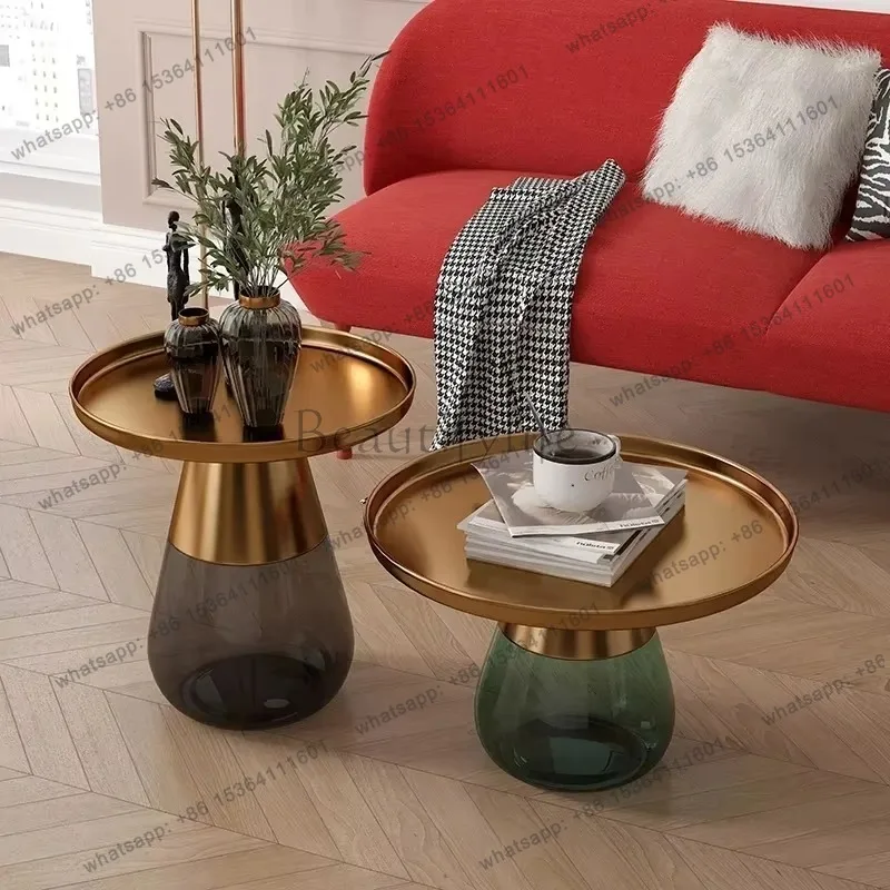 

Coffee Table Round Small Simple Trendy Glamour Coffee Tables Unique Aesthetic Cabeceros Home Furniture