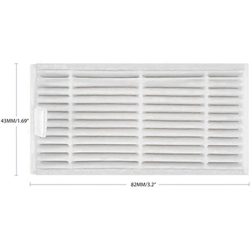 Filtro Hepa de WORTHOWN-20PCS para filtro Hepa Ilife V5 V5S V3 V3S V5S V50 Pro V55 X5 piezas de recambio de Robot aspirador