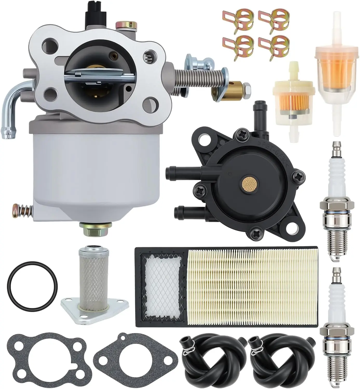 72558G02 Carburetor with Air Filter Fuel Pump Spark Plug Fits EZGO Golf Cart 295cc 1991-Up Marathon Medalist TXT Freedom ST